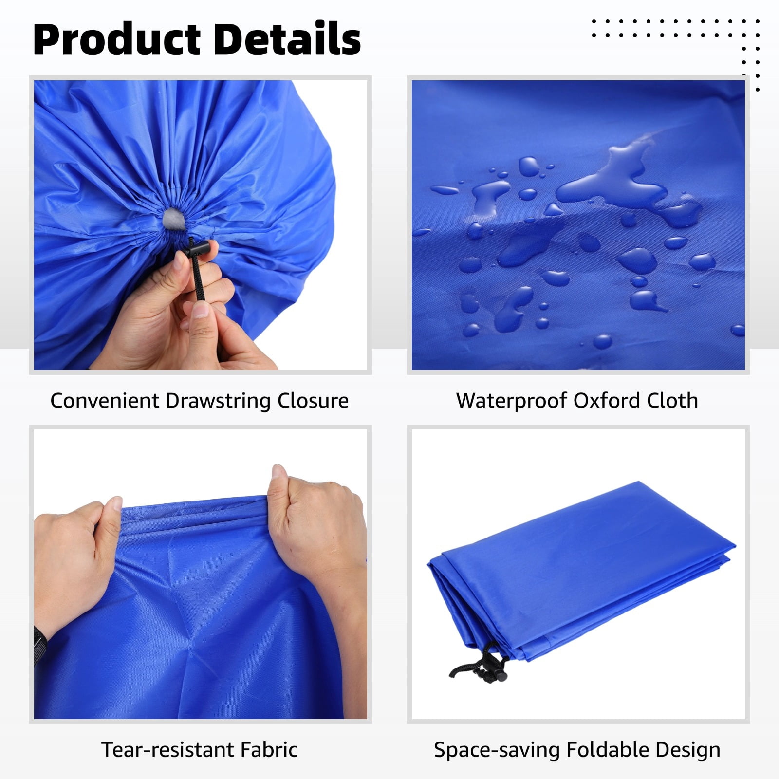 12 Pcs Extra Large Laundry Bags, Drawstring Storage Bags, Oxford Cloth Dirty Clothes Organizers, Large Capacity Hamper Liners for Laundry Room, 27.6×39.4"