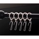 thumbnail image 3 of 100 piezas de ganchos de cortina de metal, ganchos de cortina de metal para cortina plisada, cortina de puerta, cortina de ventana y cortina de ducha Adepaton YQ-0793, 3 of 7