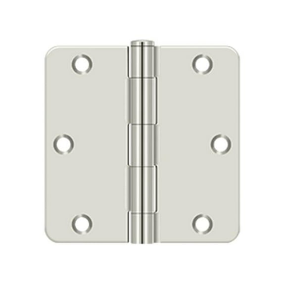 Rad Hinge - Polished Nickel - 3.5 x 3.5 x 0.25 in.