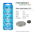 thumbnail image 2 of Renata 373 SR916SW 1.55V Silver Oxide Watch Battery, 2 of 16