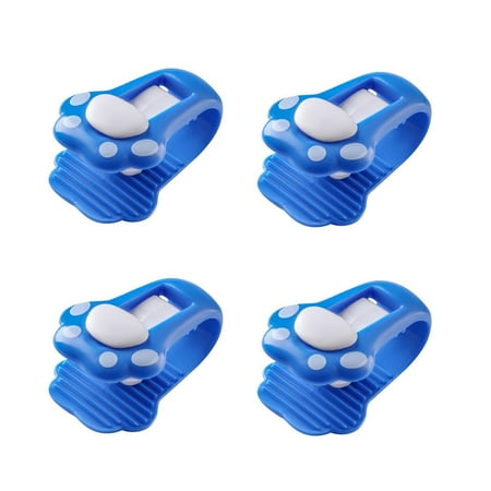 

BKFYDLS Organization and Storage 4PC Press-button Cat s Paw Quilt Fixer Safety Needleless Invisible Quilt Cover Anti-running Clip Four Corners Fixing Clip Buckle on Clearance