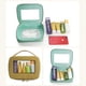 thumbnail image 4 of Organizador de bolsa de maquillaje transparente, bolsa de cosméticos de viaje portátil para mujeres y niñas, con ventanas transparentes, 4 of 5