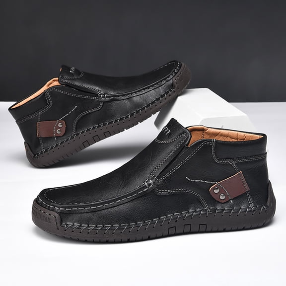 TIREOW Mens Loafers Casual Slip on Dress Shoes Comfortable Business Moccasins Lightweight Refreshing Classic Shoes Casual Driving Walking Travelling Outdoor