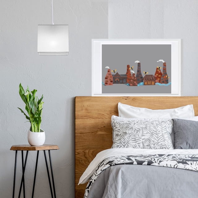 WEUVEB Pantalla De Rectangular En Tela Para O Habitación Con Cálida Y Agradable