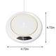 thumbnail image 3 of Mug Warmer for Desk | Coffee Cup Warmer 3 Temperature Settings 8H Auto Shut Off LCD Display | USB Powered | Fits Most Mugs | Home Office Use | 12x12cm | White Pink Green | 1pc, 3 of 6