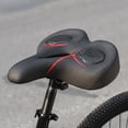 thumbnail image 4 of facefd Riding Hollow Breathable Saddle Made of Comfortable Memory Foam Exercise Bike Seat for BMX MTB, 4 of 9