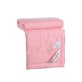 thumbnail image 2 of Wweixi Quilt Portable Solid Color Reusable Air-conditioning Printed Breathable Warm Keeping Brushed Bedding Accessories Pink, 2 of 8