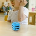 thumbnail image 4 of Large Blue EVA Foam Dice Set for Classroom Activities and Home Use Lightweight Safe Fun for Kids 2pcs, 4 of 9