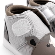 ikiki Rhino Squeaky Toddler Shoes | Gray
