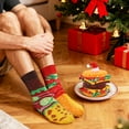 thumbnail image 2 of Funny Christmas Burger Socks Box for Men Women Teen Boys - Funny Hamburger Novelty Crazy Silly Cool Food Sock Gifts for Food Lovers -Fun Birthday Holiday Xmas Gag Gift Ideas Stocking Stuffers, 2 of 7