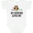 thumbnail image 3 of Inktastic Grandma Loves Me Girls Owl Girls Baby Bodysuit, 3 of 5