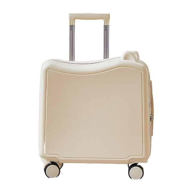 Estbridg sur Valise avec Roues Universelles Garçons Filles Bagage de Voyage Silencieux Blanc