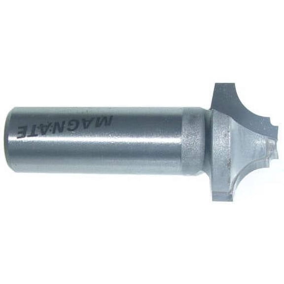 Magnate 1293 Classic Plunge Beading Carbide Tipped Router Bit — 1/4" Radius; 7/8" Cutting Diameter; 7/16" Cutting Height; 1/2" Shank Diameter; 1-1/2" Shank Length