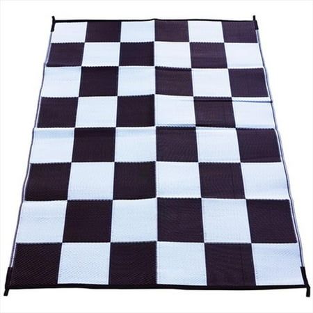 Fireside Patio Mats Racing Checks Checkered Flag Polypropylene