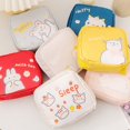 thumbnail image 5 of D-GROEE 2PCS Sanitary Napkin Storage Bags Pouches Nursing Pad Holder Tampon Bags Portable Period Kit Bag Feminine Product Pouch for Girls for Pads Bag for Pads and Tampons with Zipper, 5 of 7