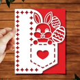 thumbnail image 4 of Troqueles de corte de metal de conejo de Pascua, plantilla para álbum de recortes, tarjeta de papel, molde, relieve, decoración artesanal, 4 of 5