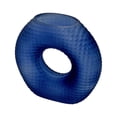 thumbnail image 3 of Bergamo Art 8 Inch Tall Decorative Handmade Glass Artistic Flower Vase in Blue, 3 of 4
