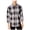 Black - deepblack, variant on Club Room Mens Stretch Plaid Button Up Shirt, Black, Small