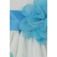 thumbnail image 4 of Flower Girl Dress Tea Length Pattern Spring Collection for Little Girl Orange 4 KD.324, 4 of 5