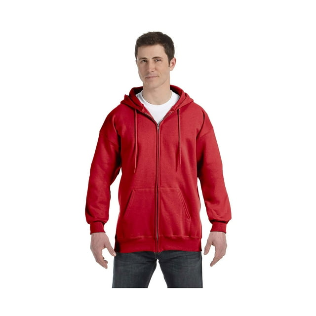 Hanes Men's Light Steel Full-Zipper Hoodie, Style F280