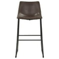 thumbnail image 4 of Newboti Furniture Brown and Black Armless Bar Stool (Set of 2) 43076, 4 of 10