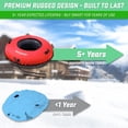thumbnail image 4 of Tubo de nieve GoSports, resistente para invierno, 112 cm, con funda de lona, 4 of 7