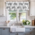 thumbnail image 2 of Gray Motorcycles Valances for Windows Vehicles Wheels Nostalgia Abstract Valance Curtains Rod Pocket Bathroom Small Window Treatments for Kitchen Living Room Bedroom, 54"x18", 2 of 7