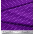 thumbnail image 2 of Soimoi Silk Fabric Dots Shirting Printed Fabric 1 Yard 42 Inch Wide, 2 of 3
