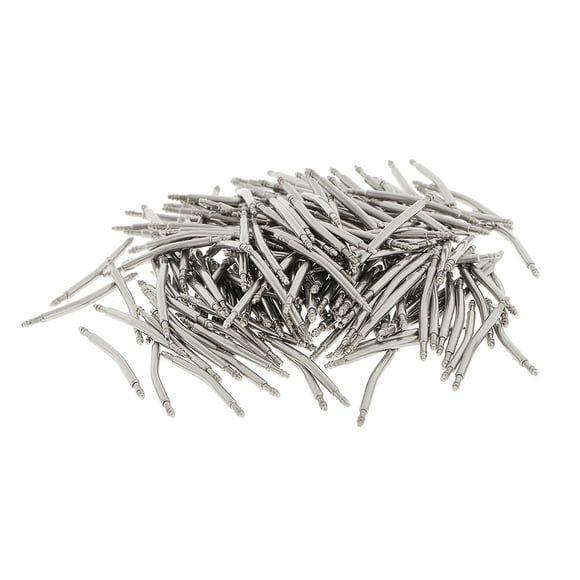De Acero Inoxidable De 200pcs Pasadores De Barra Curvada Primavera Vínculo Para Reloj 18mm Banda Sunnimix Curvada barra del resorte de Enlace