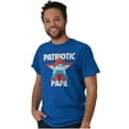 thumbnail image 5 of USA American Patriotic Papa Smurf Men's Graphic T Shirt Tees Brisco Brands M, 5 of 6