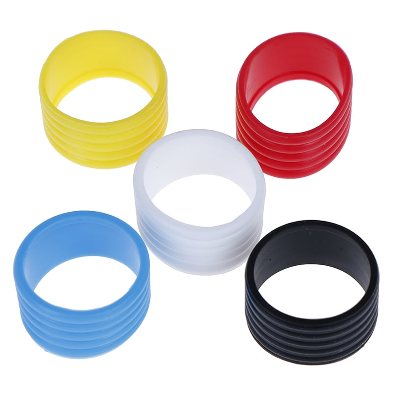 4pcs Tennis Racket Rubber Ring Grip Stretchable Stretchy Handle Rubber RinNWCA 