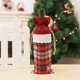 thumbnail image 4 of Christmas wine bottle scarf cover with hat decoration Christmas wine bottle decoration Christmas wine bottle cover gift bag, 4 of 5