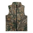 thumbnail image 4 of Garronmavis Cute Brown Camo Girls Sleeveless Vests 5-6 Stand Collar Lightweight Zip Coats with Pockets Fall Outerwear Versatile Fall Winter Warm Sleeveless Outerwear for Daily Life, 4 of 7