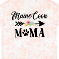 thumbnail image 4 of Inktastic Maine Coon Mama with Flowers and Arrow T-Shirt, 4 of 5