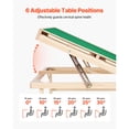 thumbnail image 4 of KFFKFF 1500-Piece Puzzle Table with Foldable Legs, 4 Storage Drawers, and Cover, 34x25 in Portable Wooden Board, Felt Surface for Jigsaw Puzzles, Adjustable 6-Tilting Angles, Ideal Gift, 4 of 9