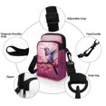 thumbnail image 5 of HELLHERO Shoulder Purse Trendy Polyester Double-layer Unisex 4.33x1.97x7.09 Outdoor Travel, Capybara with Sunflower Wreath, 5 of 7