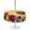 Light Brown, variant on Outdoor Tablecloth with Umbrella Hole for Patio/Picnic/Party/Camping, Red Yellow Sunflowers Waterproof Table Cloth Round Cover Washable, Retro Rustic Barn Doors Butterfly Brown (Dia 60")