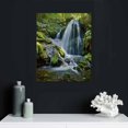 thumbnail image 4 of JEUXUS Waterfall in Tropical Rainforest of Canvas Wall Art Print, Rainforest Artwork, 4 of 4
