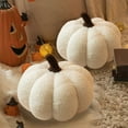 thumbnail image 4 of Plush Pumpkin Pillow - 13.78" Halloween & Thanksgiving Decor - Soft Lambswool Throw for Sofa, Nursery & Fall Weddings, 4 of 6