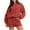 Red, variant on Naughtyhood Women 2 Piece Outfits Hoodie Short Set Oversized Sweatshirt Shorts Sweatsuit Fall Clothes