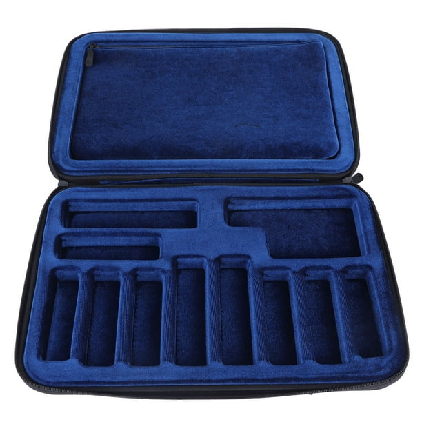 Bolsa de almacenamiento de boquillas, estuche de almacenamiento de boquillas de saxofón Estuche de almacenamiento de boquillas de saxofón Caja de almacenamiento de boquillas Instalación sencilla