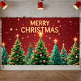 thumbnail image 5 of Santa Claus Christmas Banner Cartoon Character Merry Christmas Decoration for Holiday Party Indoor Event Celebration, 5 of 9