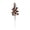 Brown, variant on Christmas Picks, 15-Piece Realistic Glitter Berry Branch Picks, Shed-Free Foam Berries on Bendable Wires, 9.06 Inch Artificial Christmas Decor for Home, Wedding Centerpieces, Wreath Making