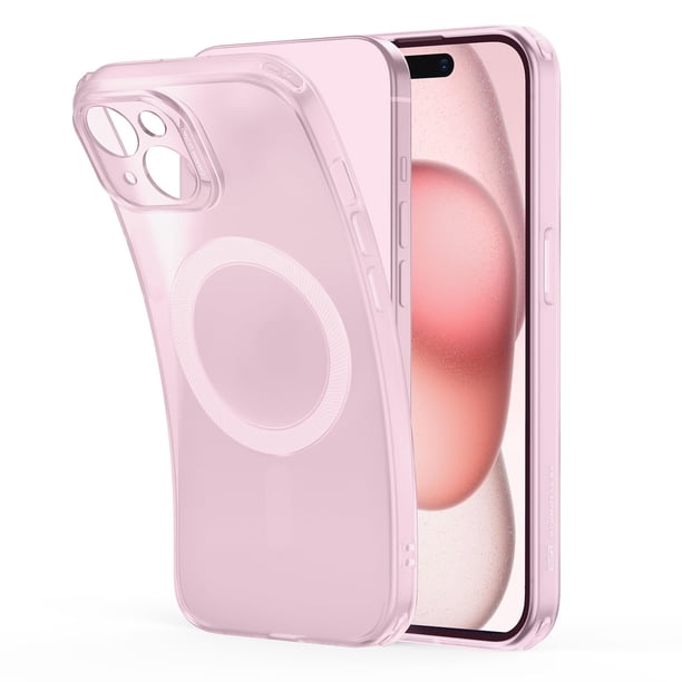 Funda de teléfono ESR Zero Series para iPhone 15 con MagSafe Pink
