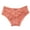 Pink, variant on Crochet Lace Up Hollow Sexy Briefs Lingerie Lingerie for Women Pink Xl