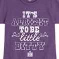 thumbnail image 3 of International Harvester - It's Alright To Be Little Bitty - Toddler Girls Short Sleeve Graphic T-Shirt, 3 of 6