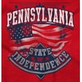 thumbnail image 2 of Pennsylvania Patriot PA American Flag Hoodie Sweatshirt Women Men Brisco Brands S, 2 of 6