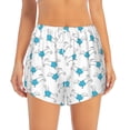 thumbnail image 4 of Lsque Dachshund Dog Puppy Printed Women's Running Shorts with Liner Pockets,Elastic Quick Dry Workout Athletic Gym Yoga Shorts,Womens High Waist Shorts-Large, 4 of 9