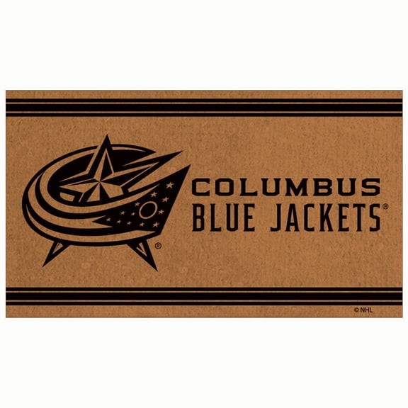 Columbus Blue Jackets 16" x 28" Logo Turf Mat