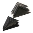 thumbnail image 4 of ShenMo Tapis Imperméable, Antidérapant, Fixation Triangulaire, Réutilisable 2 Pcs Noir, 4 of 5